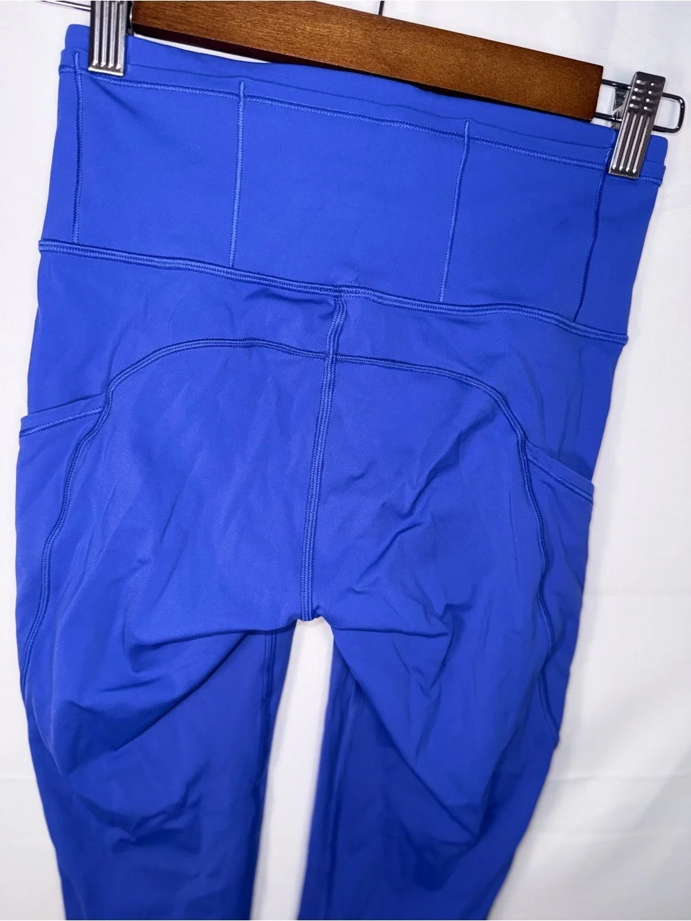 Lululemon Women Athletic Active Purple Crop High-Waist Pocket Leggings Size XS